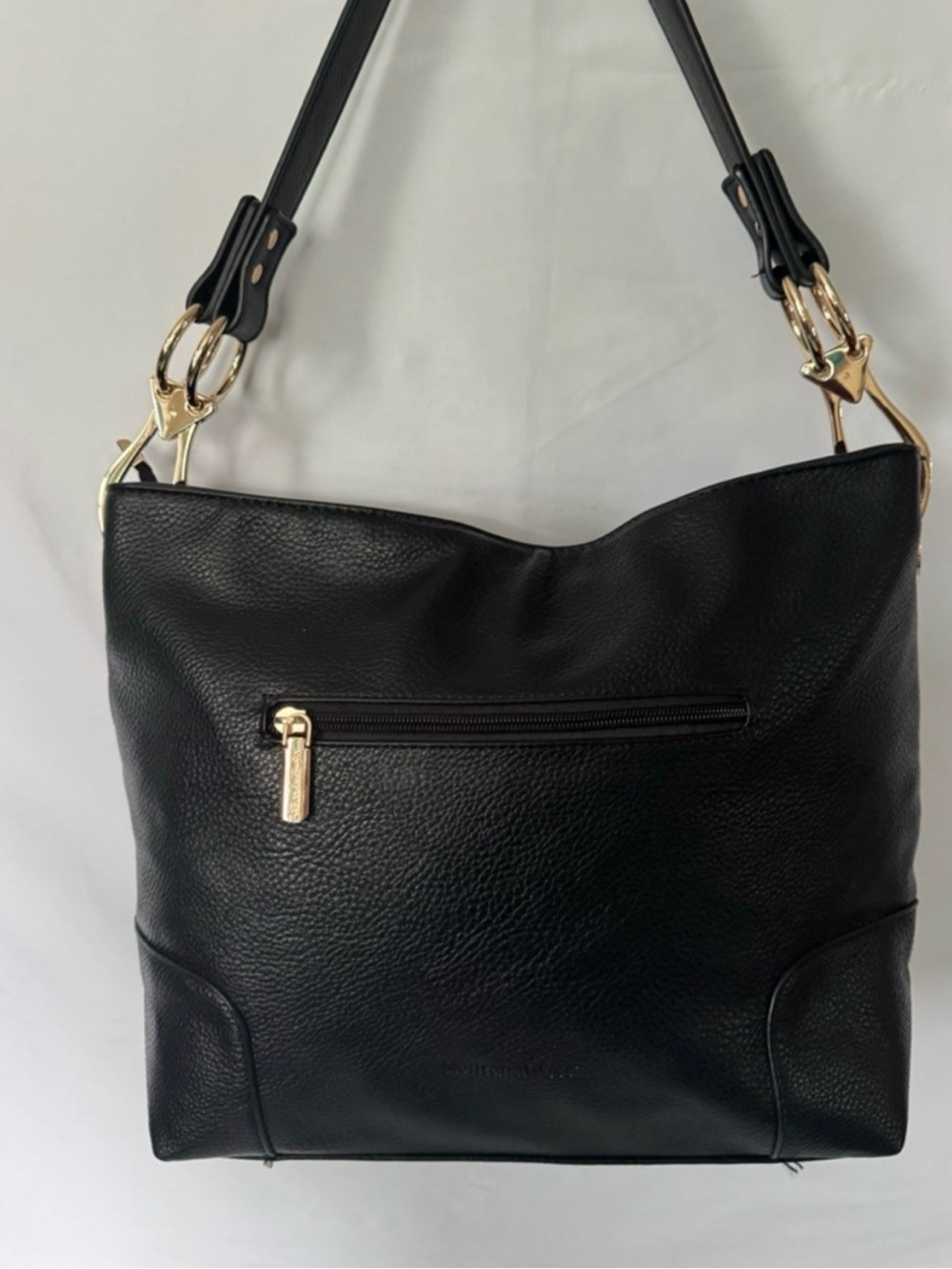 Montana West Leather Shoulder Bag with Gold Hardware. NWOT - Picture 2 of 5
